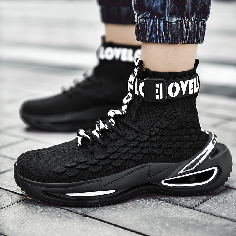 New fashion heavy bottom high top casual shoes