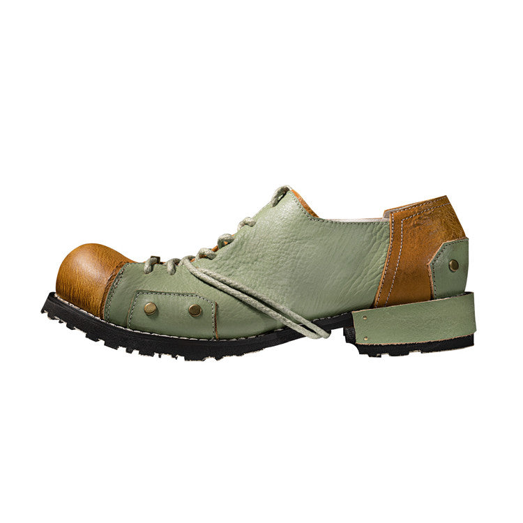 Men's And Women's Fashion Simple Leather Shoes
